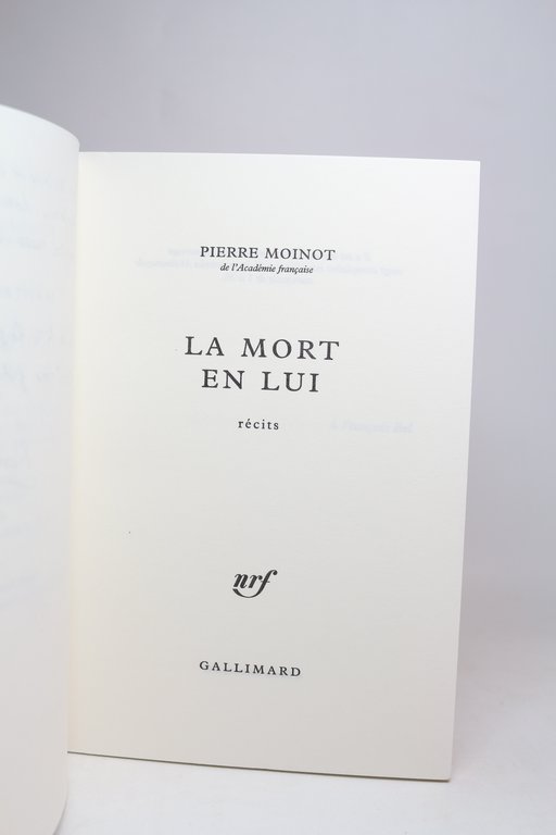 La mort en lui