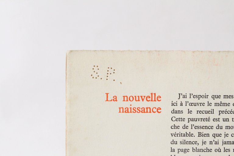 La nouvelle naissance