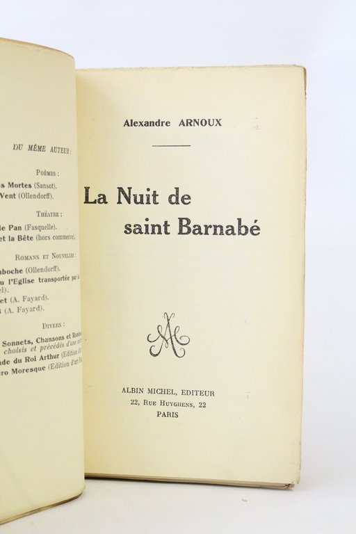 La nuit de saint Barnabé