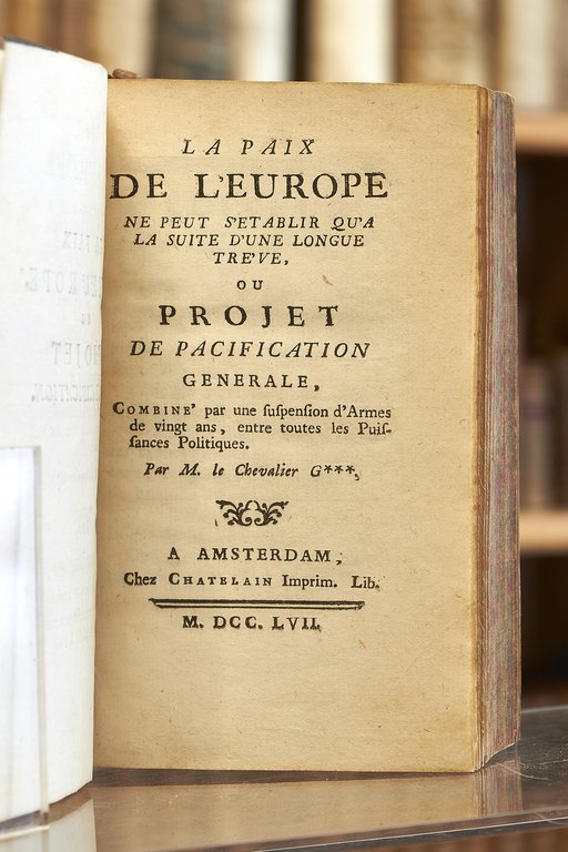 La Paix de l'Europe ne peut s'établir qu'à la suite …