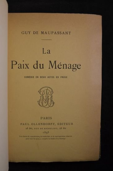 La paix du ménage