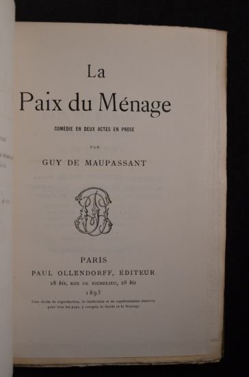 La paix du ménage