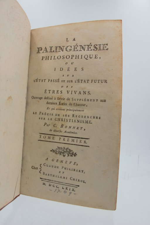 La palingénésie philosophique ou Idées sur l'état passé et sur …