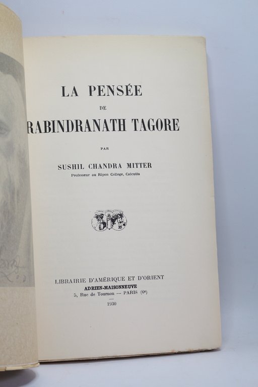 La pensée de Rabindranath Tagore