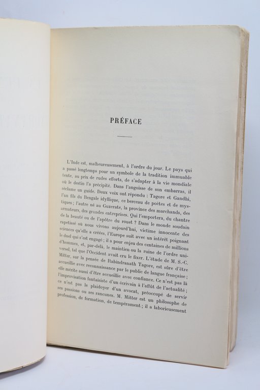 La pensée de Rabindranath Tagore