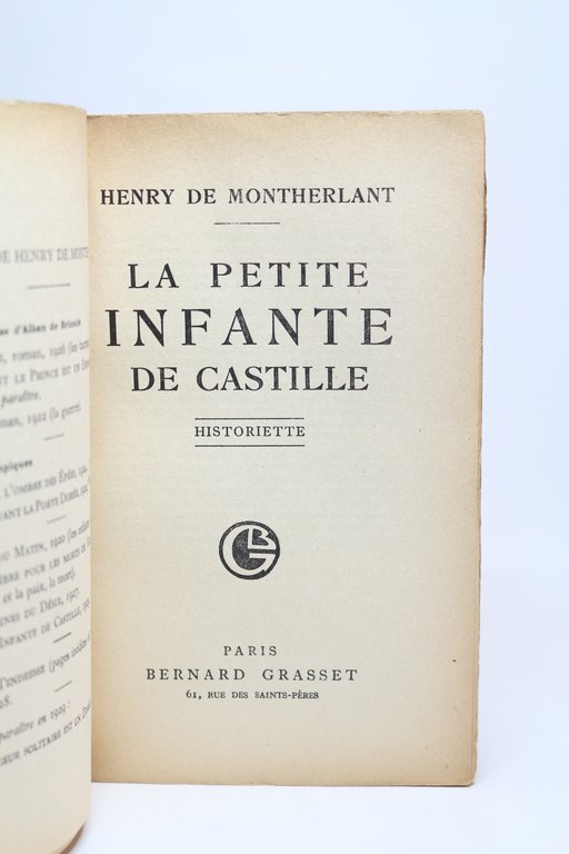 La petite infante de Castille