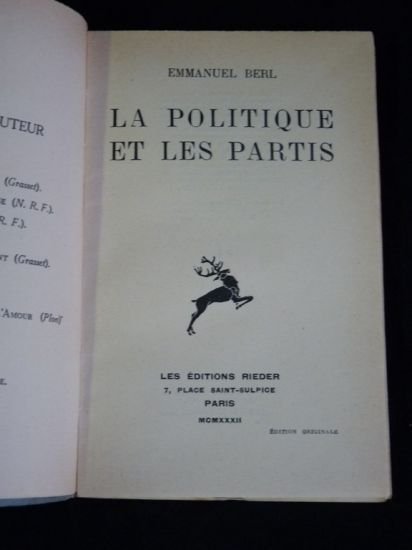 La politique et les partis