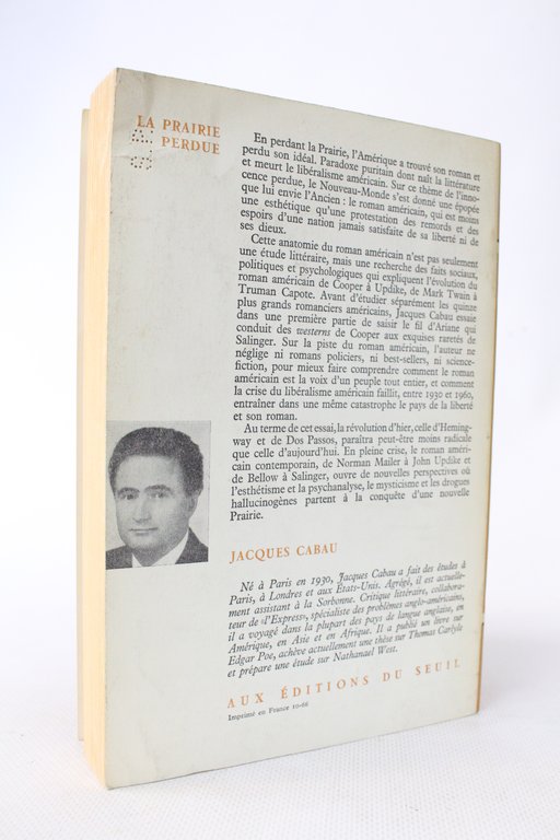 La prairie perdue. Histoire du roman américain