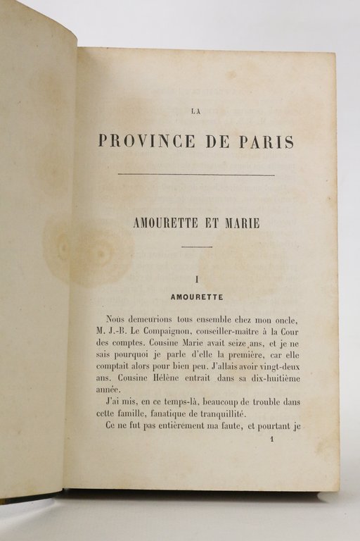 La province de Paris. Amourette et Marie