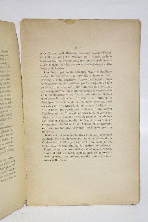 La question bulgare. La révolution de Philippopoli du 6/18 Septembre …