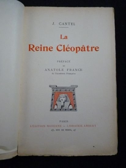 La reine Cléopâtre