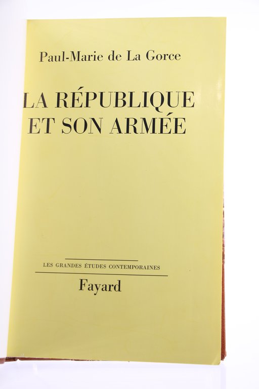 La République et son Armée