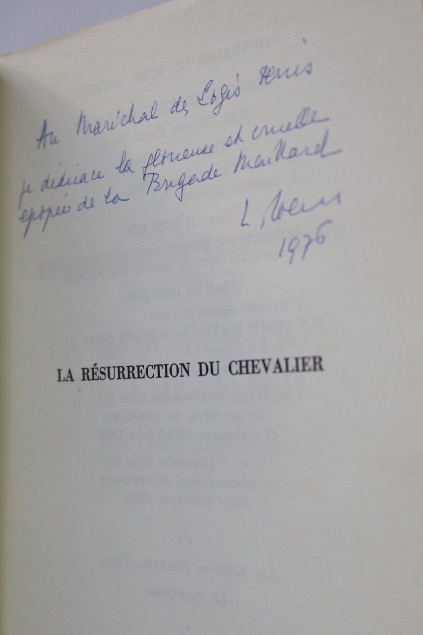 La résurrection du chevalier