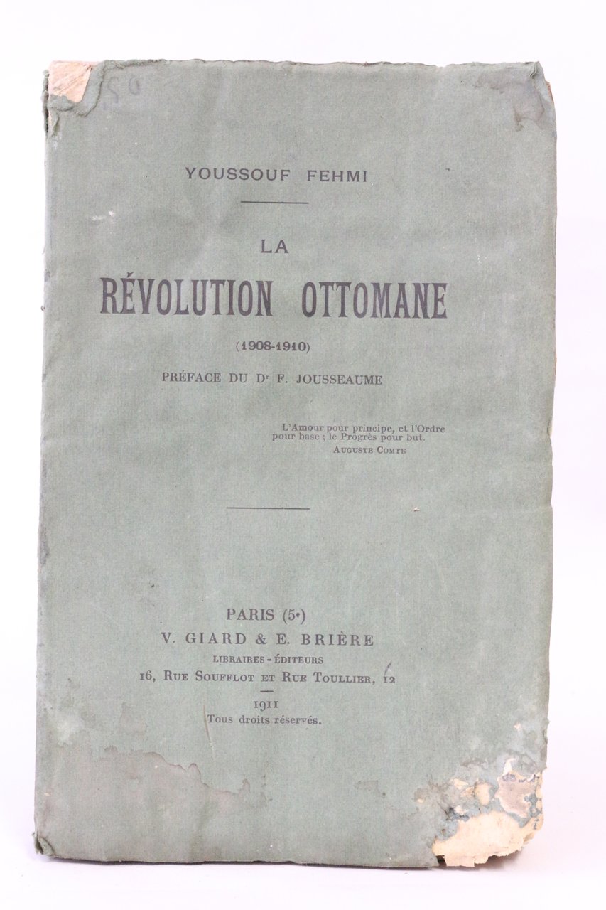 La révolution ottomane