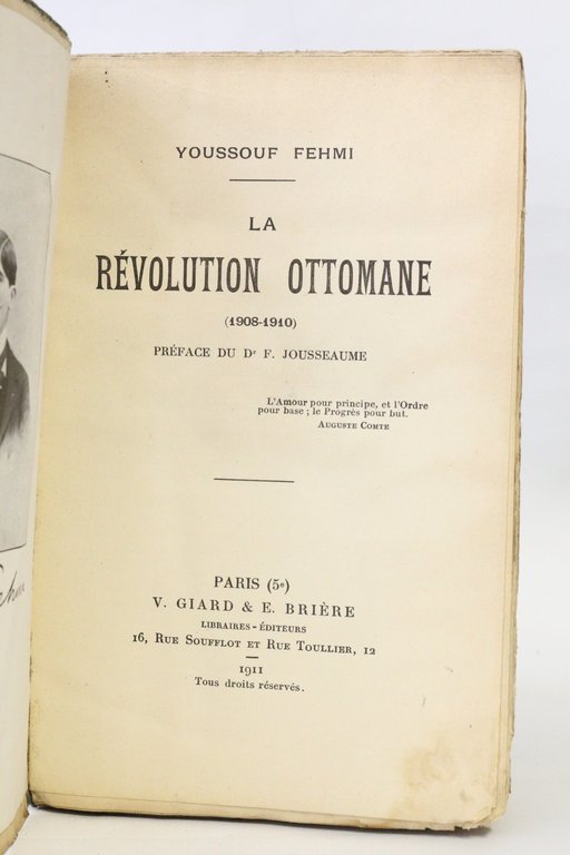 La révolution ottomane