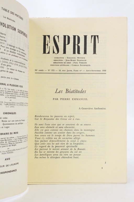 La révolution suspendue - In Esprit N°373 de la 36ème …