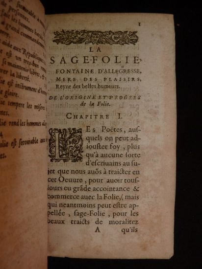 La sage folie de Spelte. Poëte & historiographe du roy …