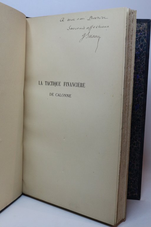 La tactique financière de Calonne