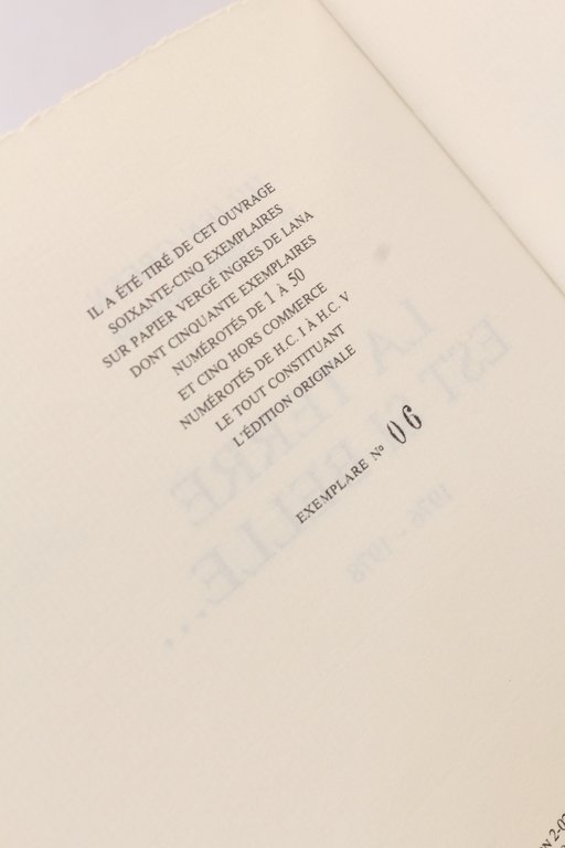 La terre est si belle. Journal 1976-1978