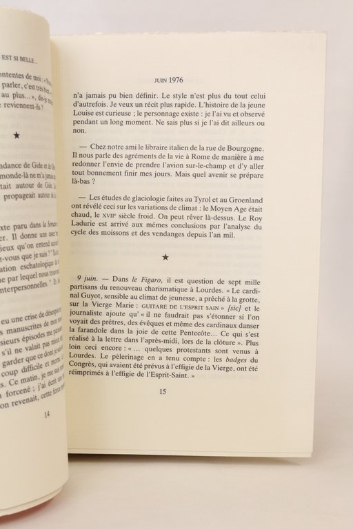 La terre est si belle. Journal 1976-1978