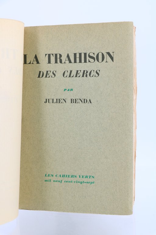 La trahison des clercs