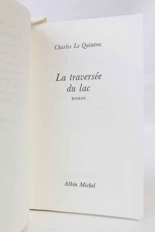 La traversée du lac
