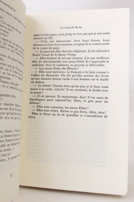 La traversée du lac