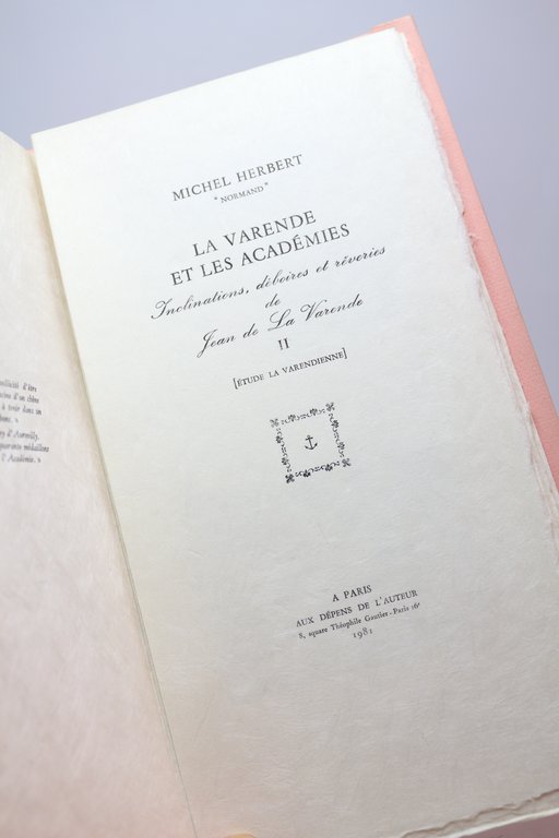 La Varende et les académies. Inclinations, déboires et rêveries de …