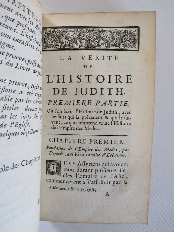 La verité de l'histoire de Judith