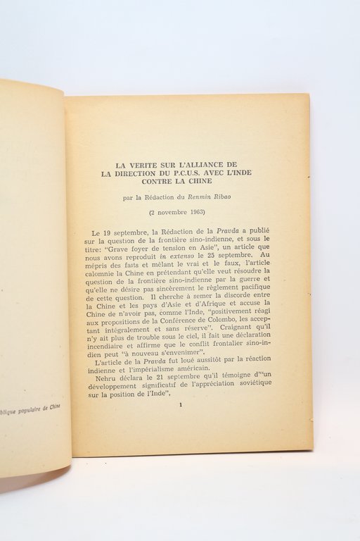 La vérité sur l'alliance de la direction du P.C.U.S. avec …