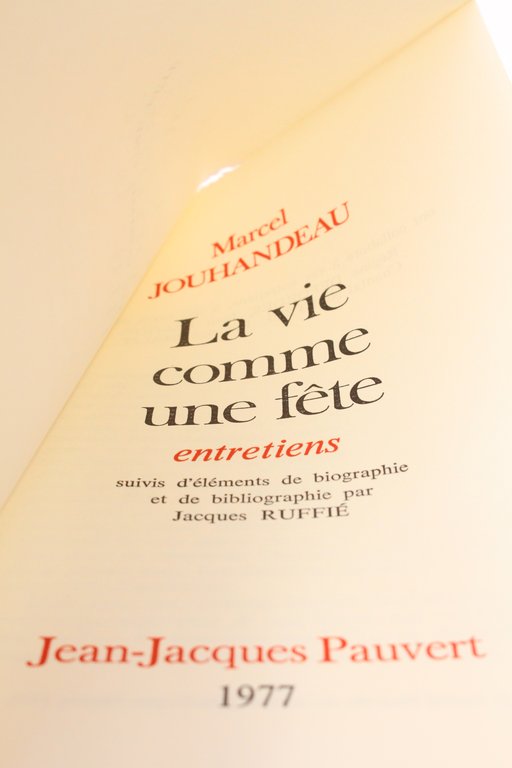 La vie comme une fête