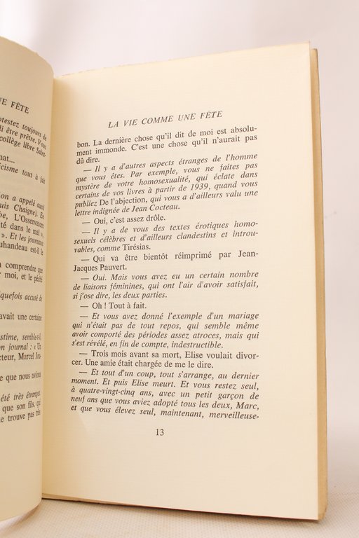 La vie comme une fête