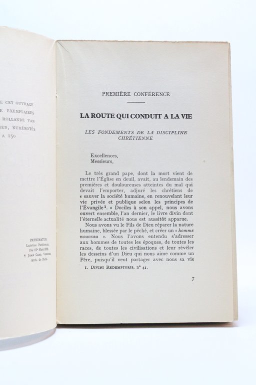 La vie de l'homme nouveau