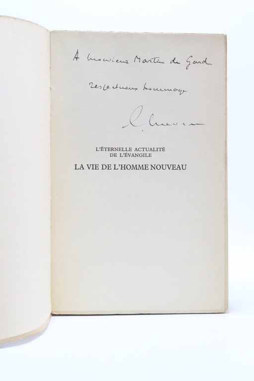 La vie de l'homme nouveau