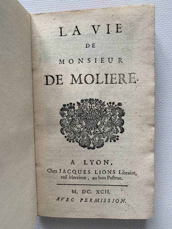La vie de monsieur de Moliere