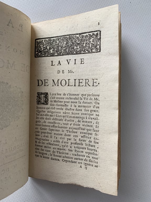 La vie de monsieur de Moliere