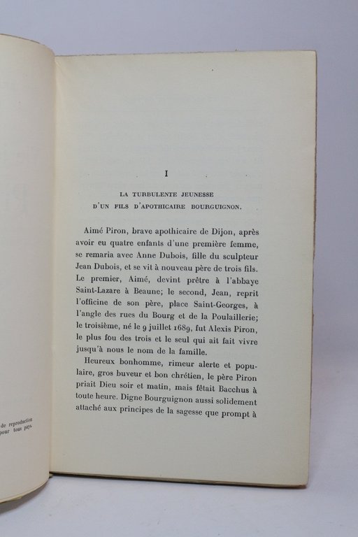La vie joyeuse de Piron