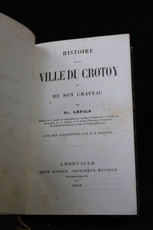 La ville du Crotoy et son château. - Le Crotoy