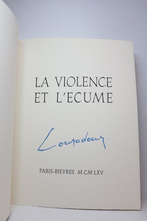 La violence et l'écume