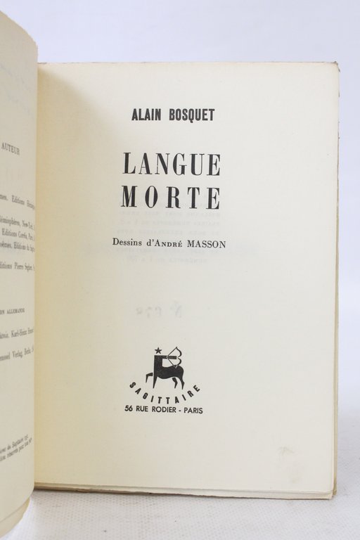 Langue morte