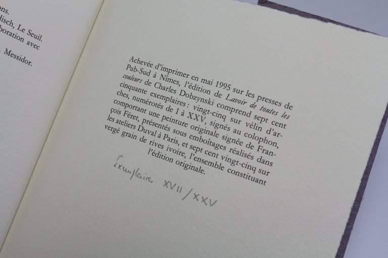 Lavoir de toutes les couleurs