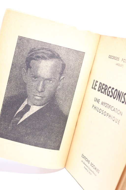 Le bergsonisme une mystification philosophique