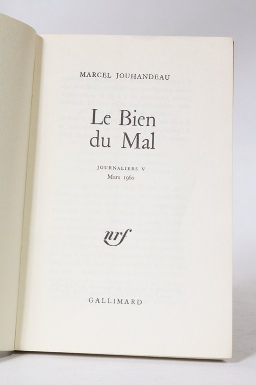Le bien du mal
