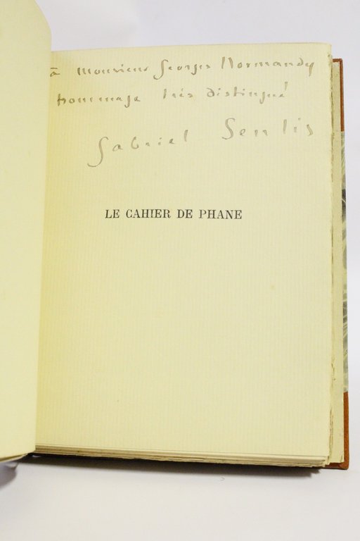 Le cahier de Phane