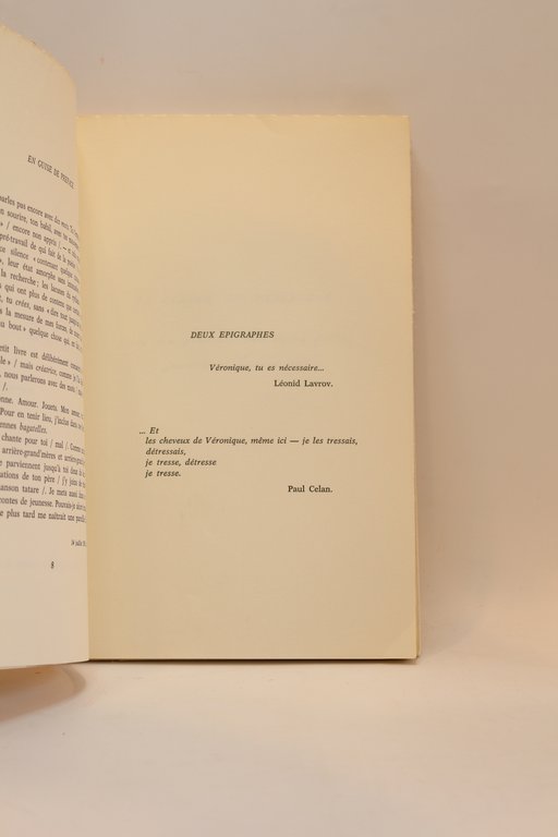 Le cahier de Véronique