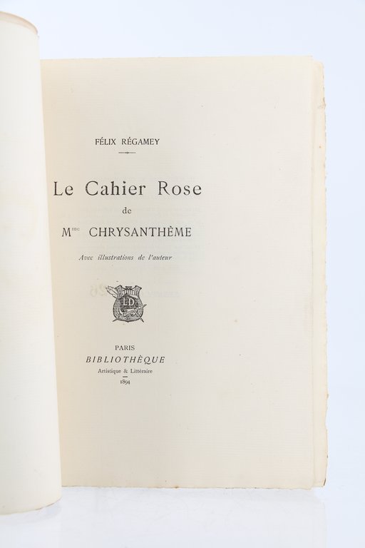 Le cahier rose de madame Chrysanthème