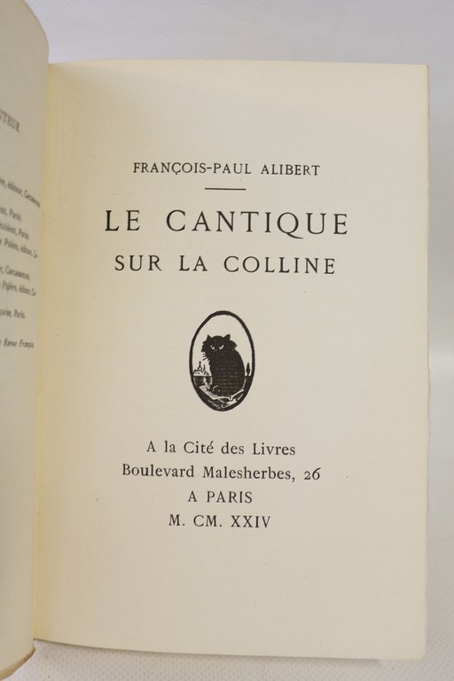 Le cantique sur la colline