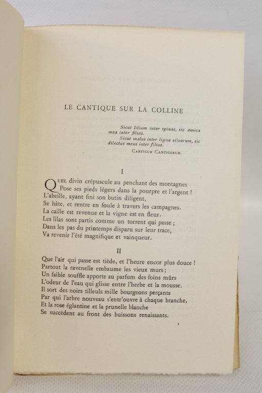 Le cantique sur la colline