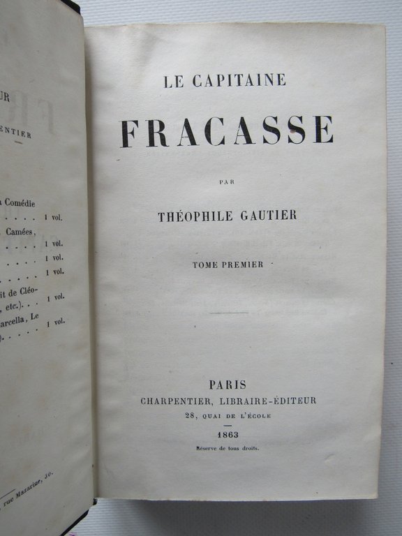 Le capitaine Fracasse