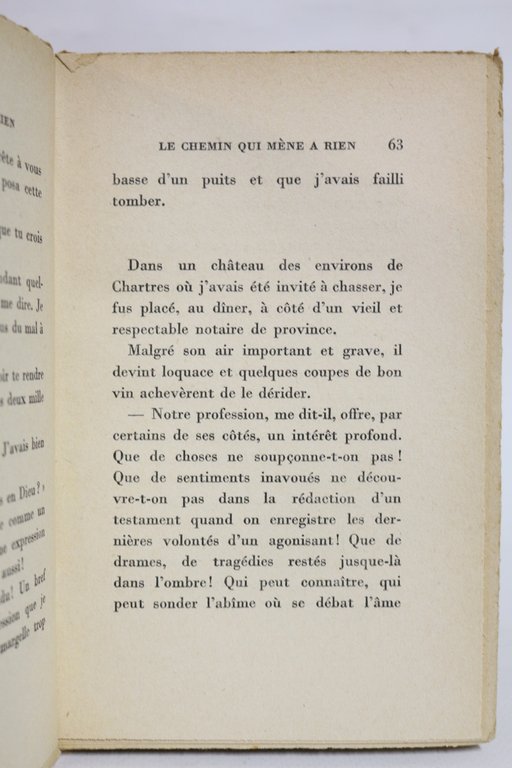 Le chemin qui mène à rien